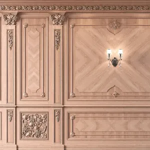 Design carved oak appliques for cellar - 2